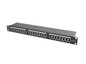 Lanberg Patch Panel 24 Port 1U Cat.5e, black