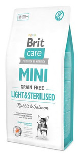 Brit Care Dog Food Grain Free Mini Light & Sterilised 7kg