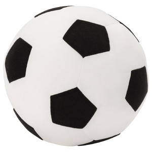 SPARKA Soft toy, football/black white