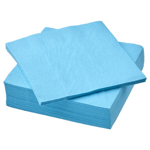 FANTASTISK Paper napkin, bright blue, 33x33 cm, 50 pack