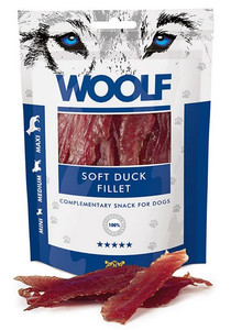 Woolf Soft Duck Fillet Snack for Dogs 100g