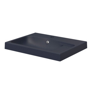 GoodHome Wash-Basin Mila 60 cm, metallic black