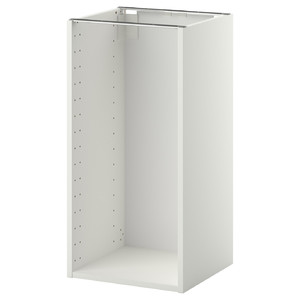 METOD Base cabinet frame, white, 40x37x80 cm