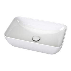 Ravak Counter-mounted Basin Slim R 50 x 31 cm, white