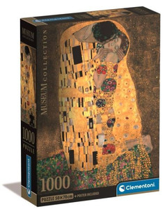 Clementoni Jigsaw Puzzle Compact Museum Il Bacio 1000pcs 10+