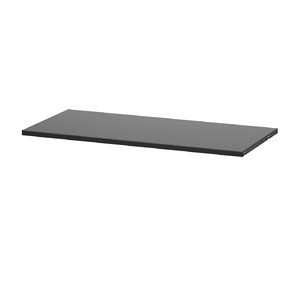 BOAXEL Shelf, metal anthracite, 80x40 cm