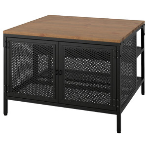 FJÄLLBO Storage table, black, 68x68x48 cm
