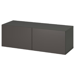 BESTÅ Shelf unit with doors, 120x42x38 cm