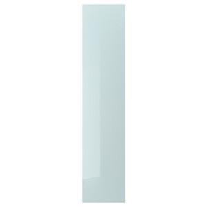 FARDAL Door, high-gloss light grey-blue, 50x229 cm