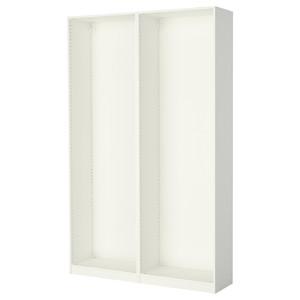 PAX 2 wardrobe frames, white, 150x35x236 cm