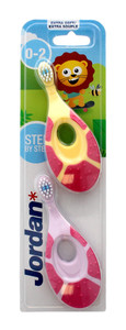 Jordan Children's Toothbrush Extra Soft 0-2, assorted colours