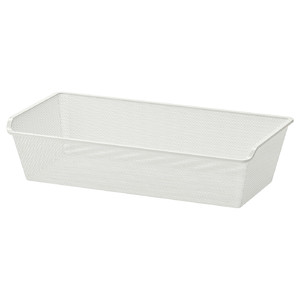 KOMPLEMENT Mesh basket, white, 75x35 cm