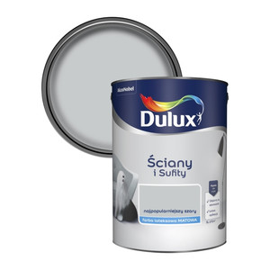 Dulux Walls & Ceilings Matt Latex Paint 5l popular grey
