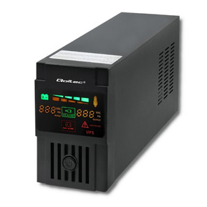 Qoltec UPS MONOLITH 600VA 360W LCD USB