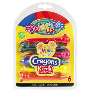 Colorino Kids Crayons Animals 6 Colours