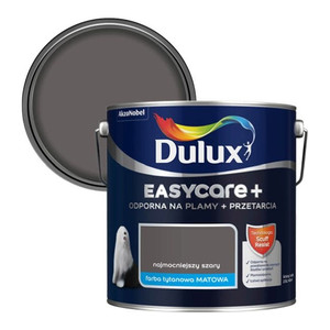 Dulux EasyCare+ Washable Durable Matt Paint 2.5l strongest grey
