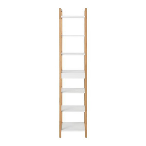 GoodHome Nantua Natural & white Oak Shelving