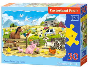 Castorland Children's Puzzle Animals on the Farm 30pcs 4+