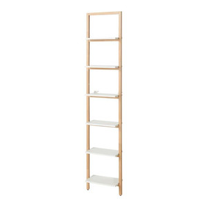 GoodHome Nantua Natural & White Oak Shelving