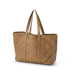 Elodie Details Diaper Bag - Caramel Brown Braided