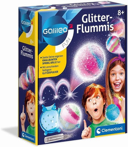 Clementoni Glitter-Flummis Crazy Glitter Balls 8+