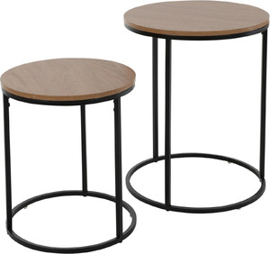 Nesting Tables Set of 2 Tylmo, natural