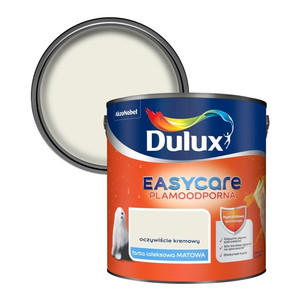 Dulux EasyCare Matt Latex Stain-resistant Paint 2.5l cream of course