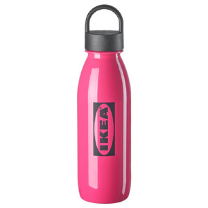 AURTIENDE Water bottle, pink, 0.5 l