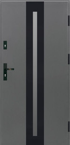 External Door Entrance Door Splendoor Ebro Passive 90, right, anthracite