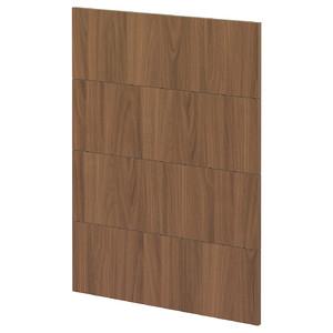 METOD 4 fronts for dishwasher, Tistorp brown walnut effect, 60 cm