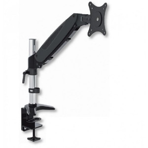 Monitor Desk Arm 15-27", 8kg, Silver-Black