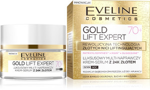 Eveline Gold Lift Expert 70+ Multi-Repair Serum Cream Day & Night 50ml