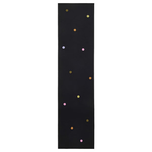 MÄVINN Bed runner, dotted black, 45x180 cm