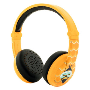 BuddyPhones Headphones Bluetooth Wave Bee, yellow