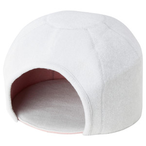 LURVIG Cat house, igloo, light grey/pink