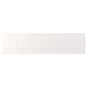 STENSUND Drawer front, white, 80x20 cm