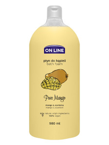 On Line Bath Foam Natural & Vegan Pure Mango 980ml