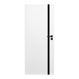 Internal Door Exmoor 70, left, white, black line