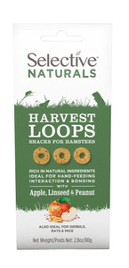 Selective Naturals Harvest Loops Snack for Hamsters 80g