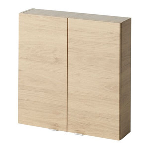 Bathroom Wall Cabinet GoodHome Imandra 60x60x15cm, wood