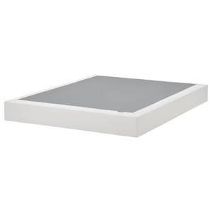 LYNGÖR Sprung mattress base, white, 160x200 cm