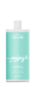 ON LINE Shower Gel Enjoy White Tea & Lotus Vegan 500ml