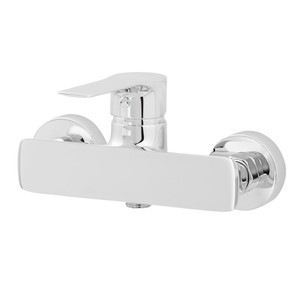 GoodHome Shower Mixer Tap Wicie, white