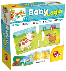 Lisciani Carotina Baby Logic Game Mums and Cubs 12m+