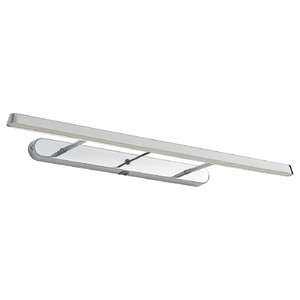 FLASKPOST LED cabinet/wall lighting, chrome-plated, 56 cm