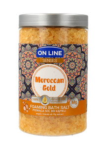 On Line Senses Bath Salt Moroccan Gold 480ml