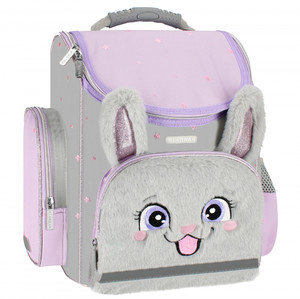 School Backpack Bunny Lila