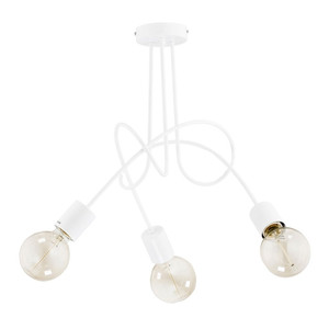 Pendant Lamp Tango 3 x 60W E27, white