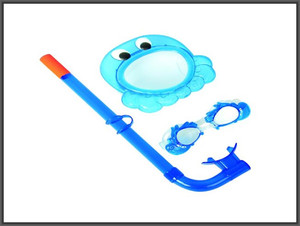 Bestway Character Swim Set for Kids, random colours (blue/pink/green/orange)