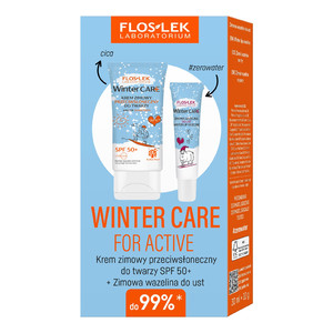 FLOSLEK Gift Set Winter Care (Winter Protection Cream 30 ml + Lip Vaseline 10g)